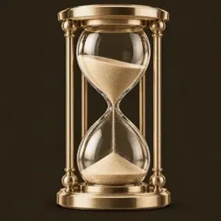 Ornate hourglass — Vegas Nova Casino