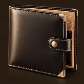 Leather bifold wallet — Vegas Nova Casino