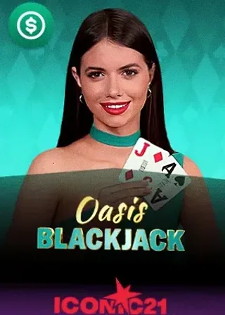 Oasis Blackjack live game cover