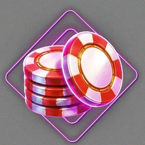 Poker table with cards
