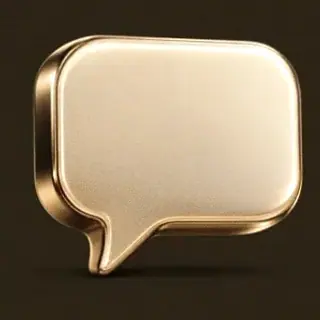 Gold speech bubble — Vegas Nova Casino