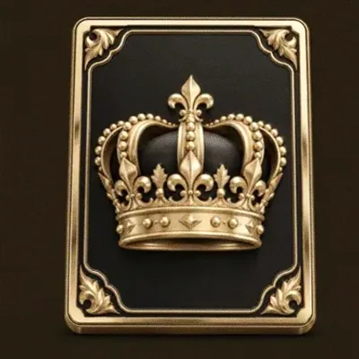 Crown emblem card — Vegas Nova Casino