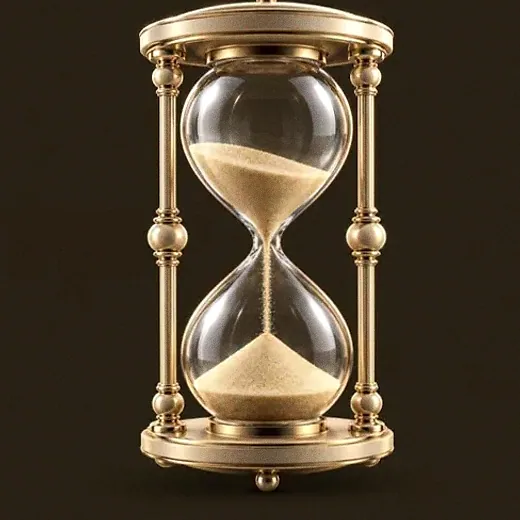 Ornate hourglass — Vegas Nova Casino