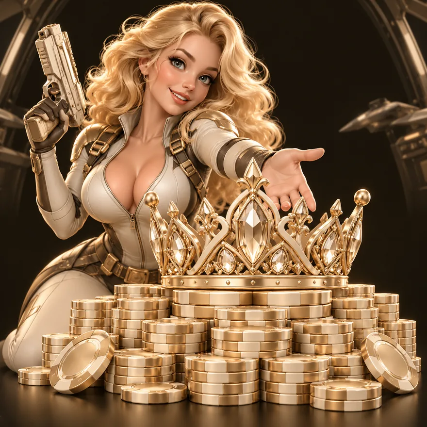 Jeweled royal crown — Vegas Nova Casino